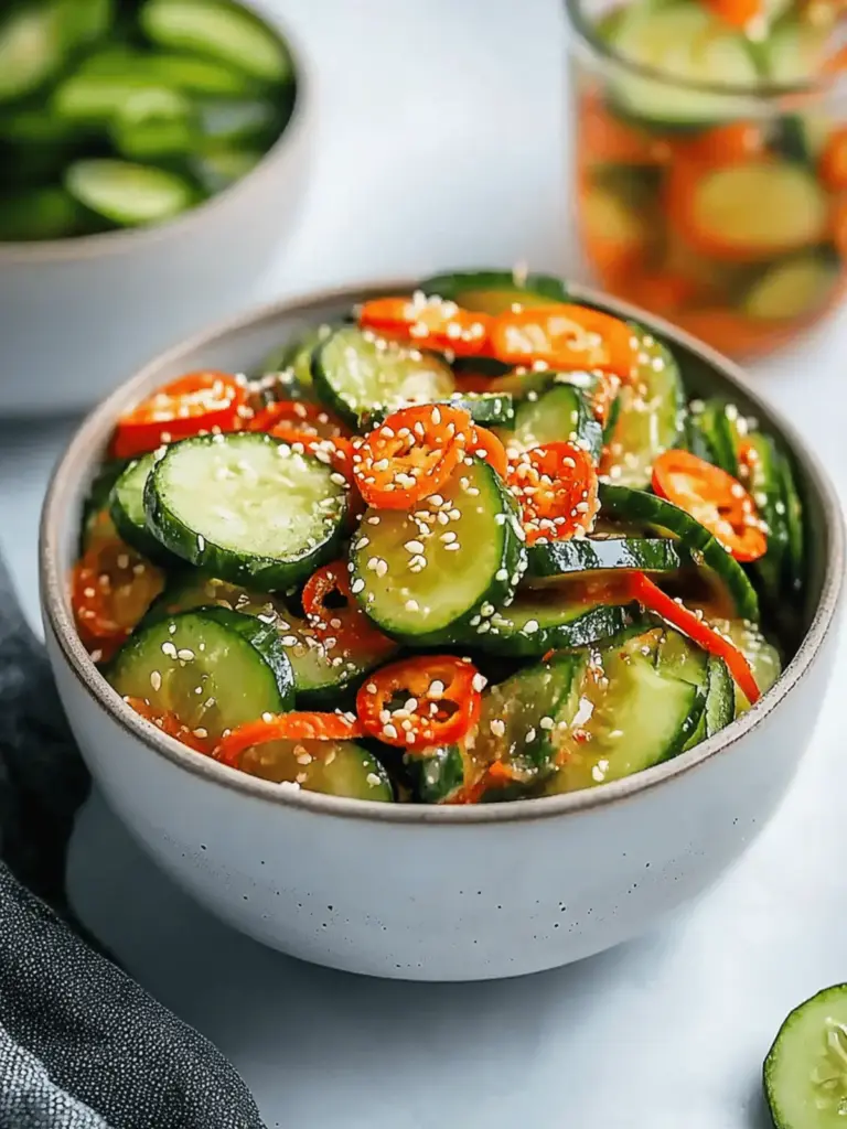Kimchi Gurkensalat