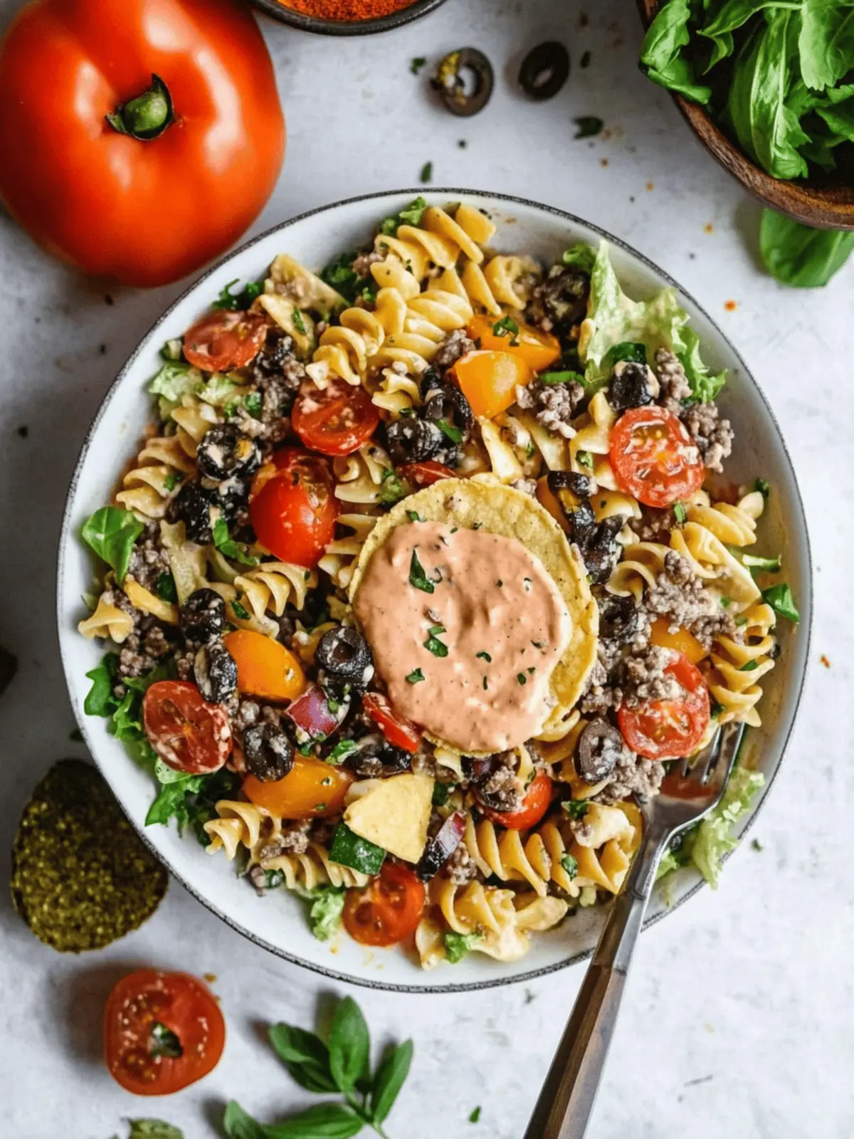 Taco-Pasta-Salat: Einfach, Lecker und Glutenfrei 3 Taco-Pasta-Salat