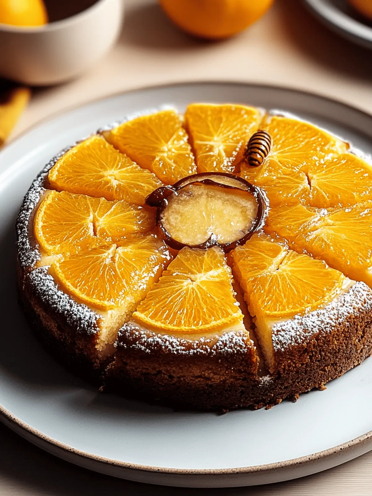 Saftiger Orange Ingwer Honigkuchen Rezept 2 Orange Ingwer Honigkuchen Rezept