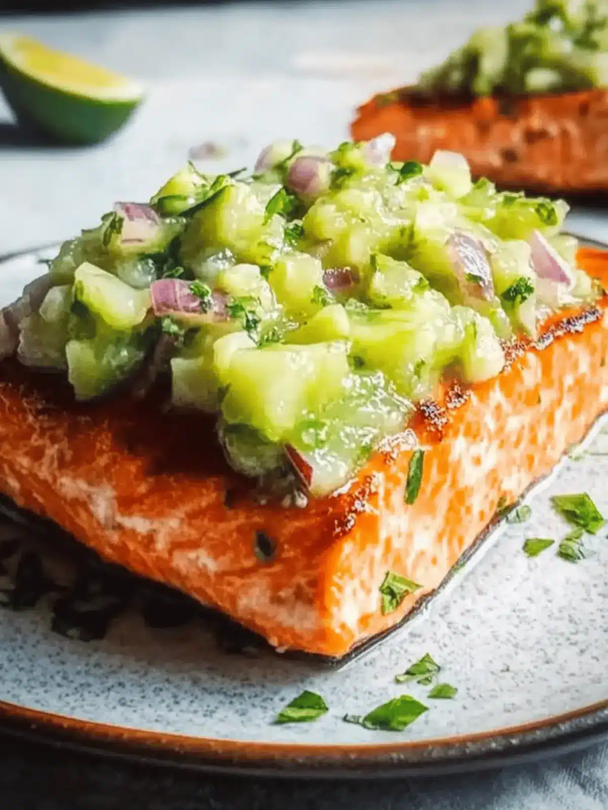 Gebackener Lachs mit Avocado-Püree Rezept für jeden Tag 2 Gebackener Lachs mit Avocado-Püree Rezept