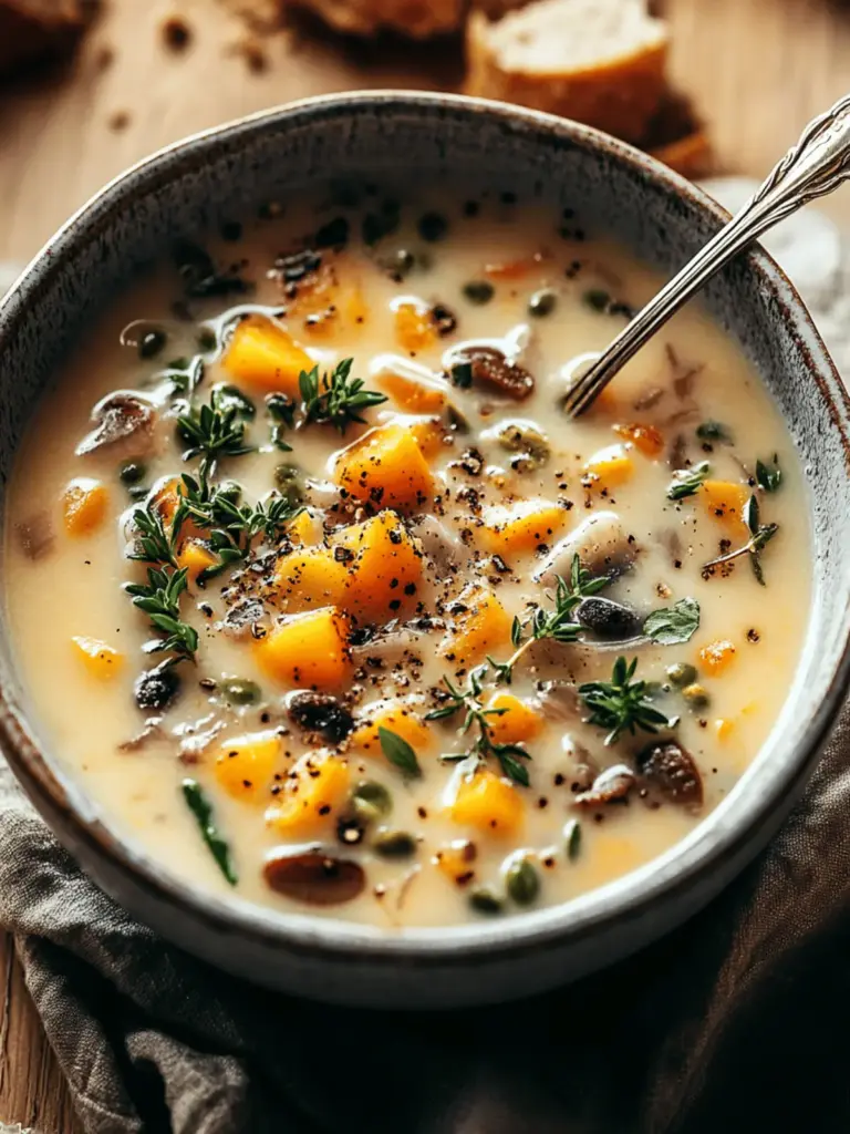 Herbst Wildreissuppe