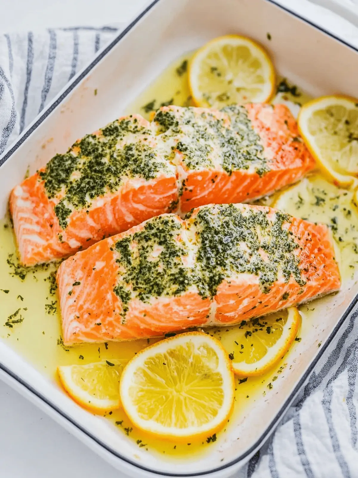 Pesto Butter Lachs