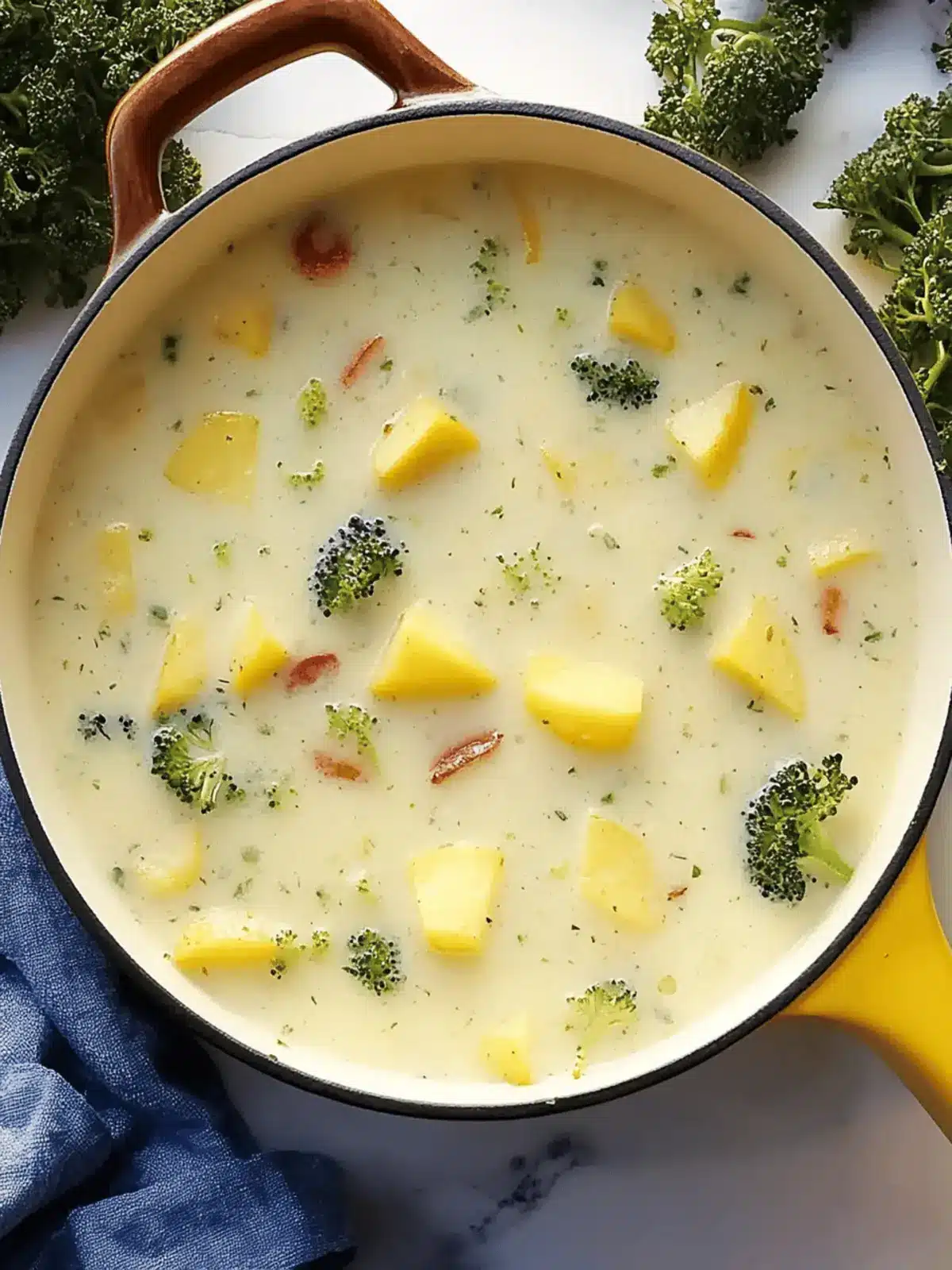 Brokkoli Kartoffelsuppe für gesunde Genießer 2 Brokkoli Kartoffelsuppe