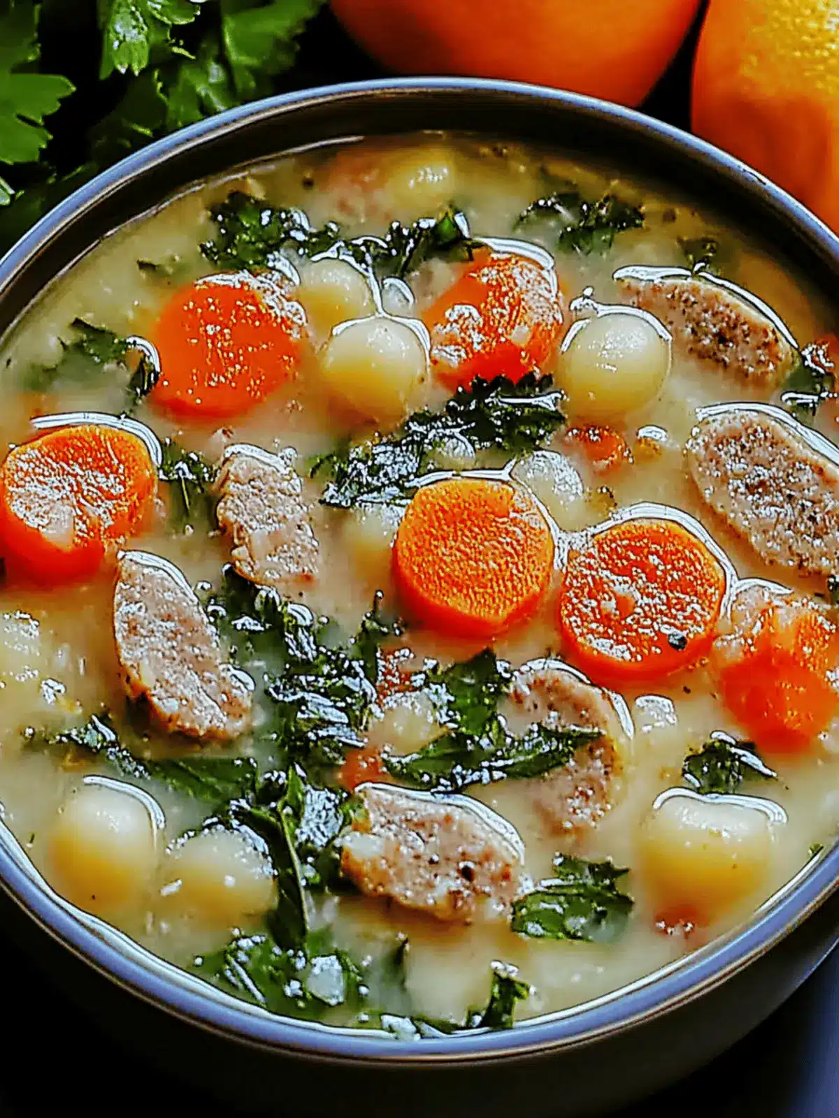 Wurst Weißbohnen Suppe Rezept für kalte Tage 4 Wurst Weißbohnen Suppe Rezept