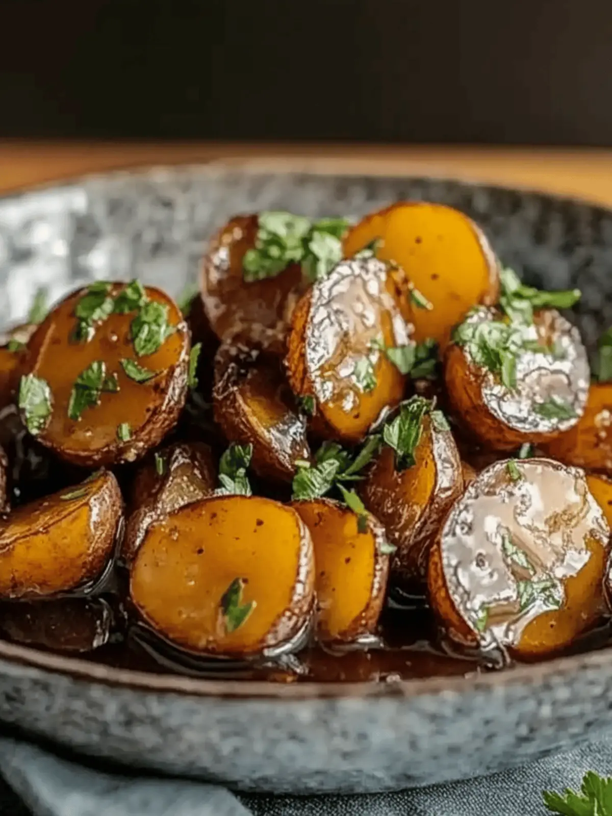 Walnuss Ahorn geröstete Süßkartoffeln