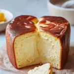 Gebrannte Baskische Käsekuchenlaibchen