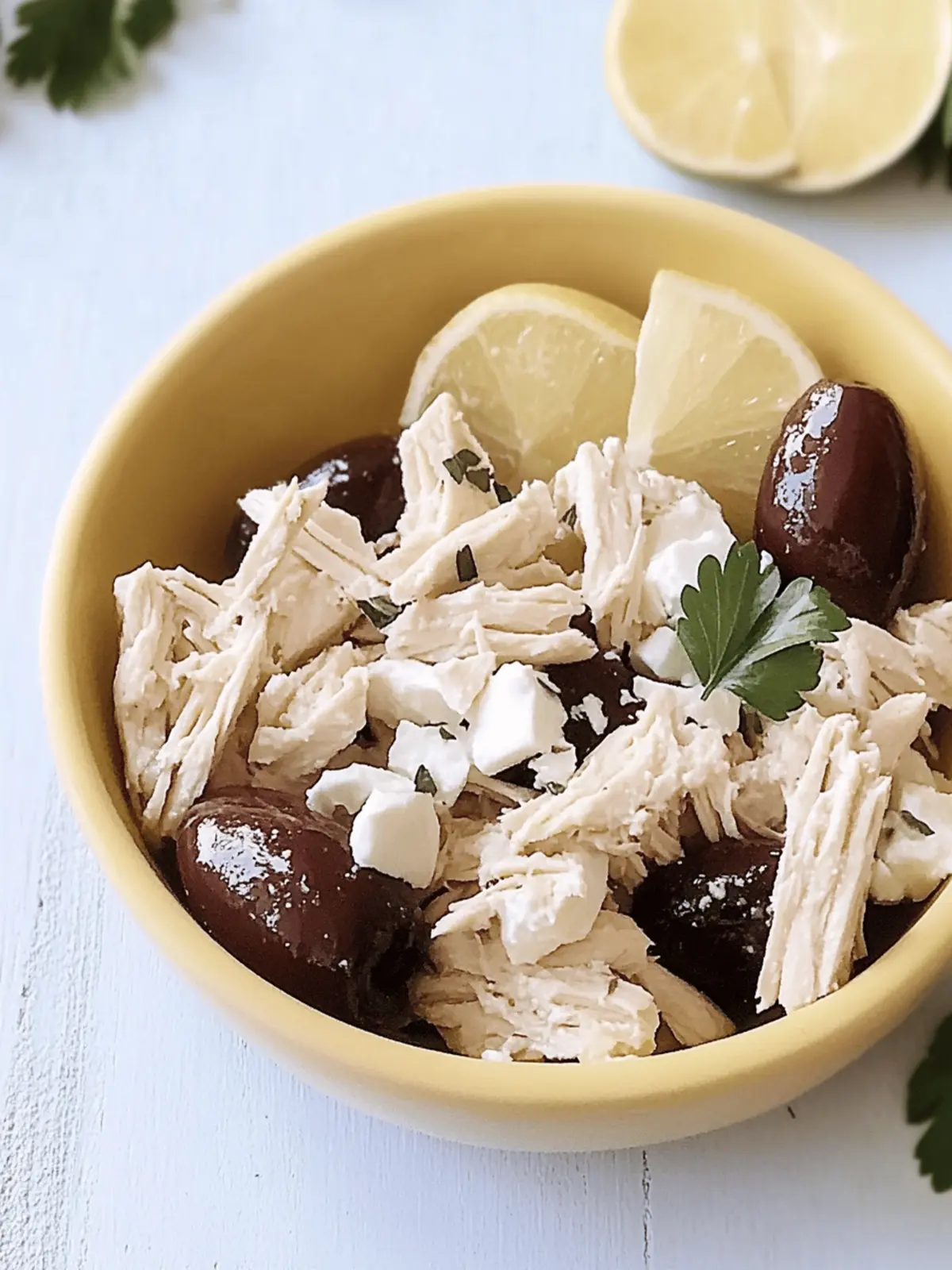 Langsamkocher Griechisches Hühnchen Gyros