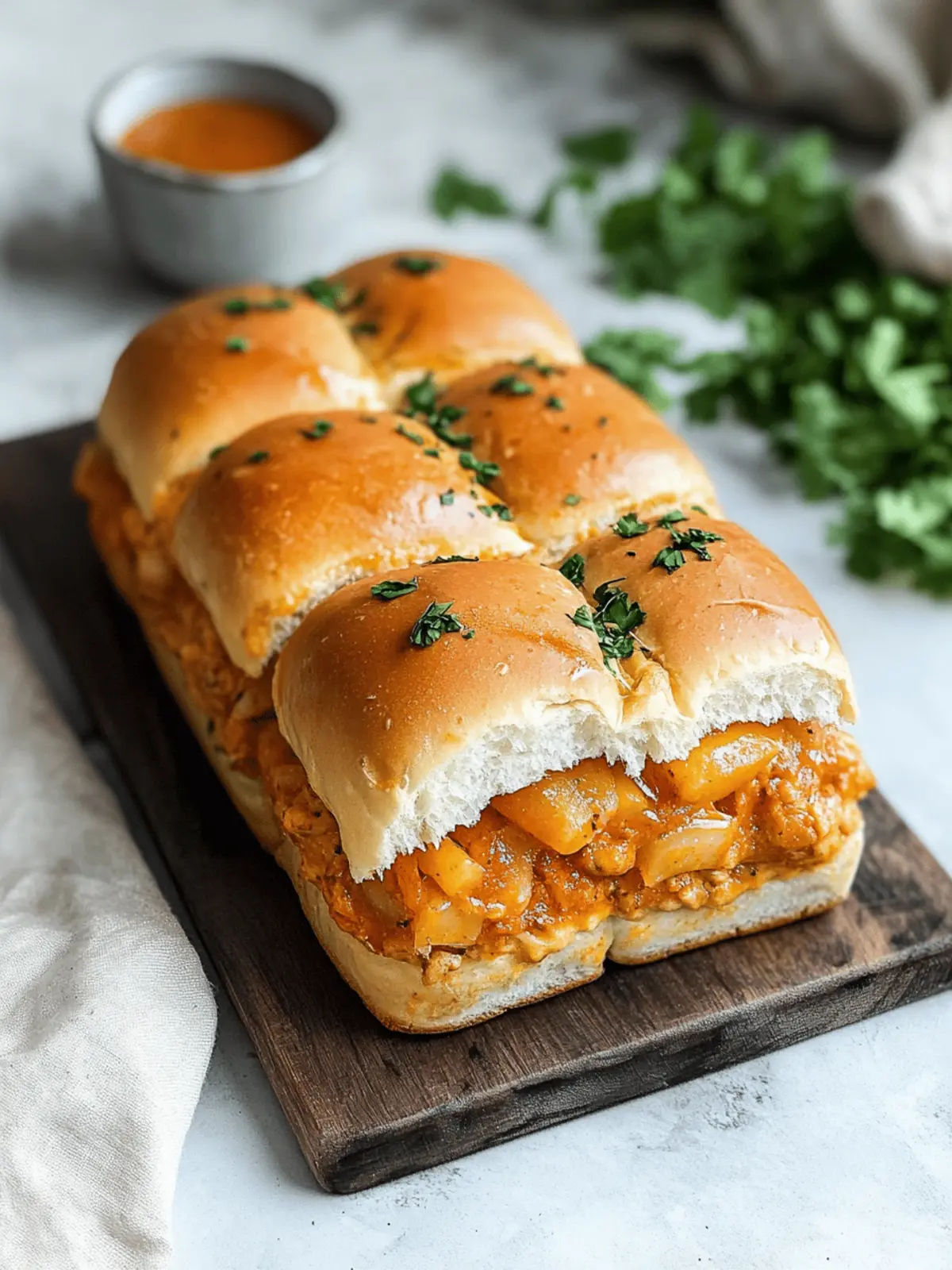 Würzige Hähnchen Tikka Slider für jeden Anlass 3 Würzige Hähnchen Tikka Slider