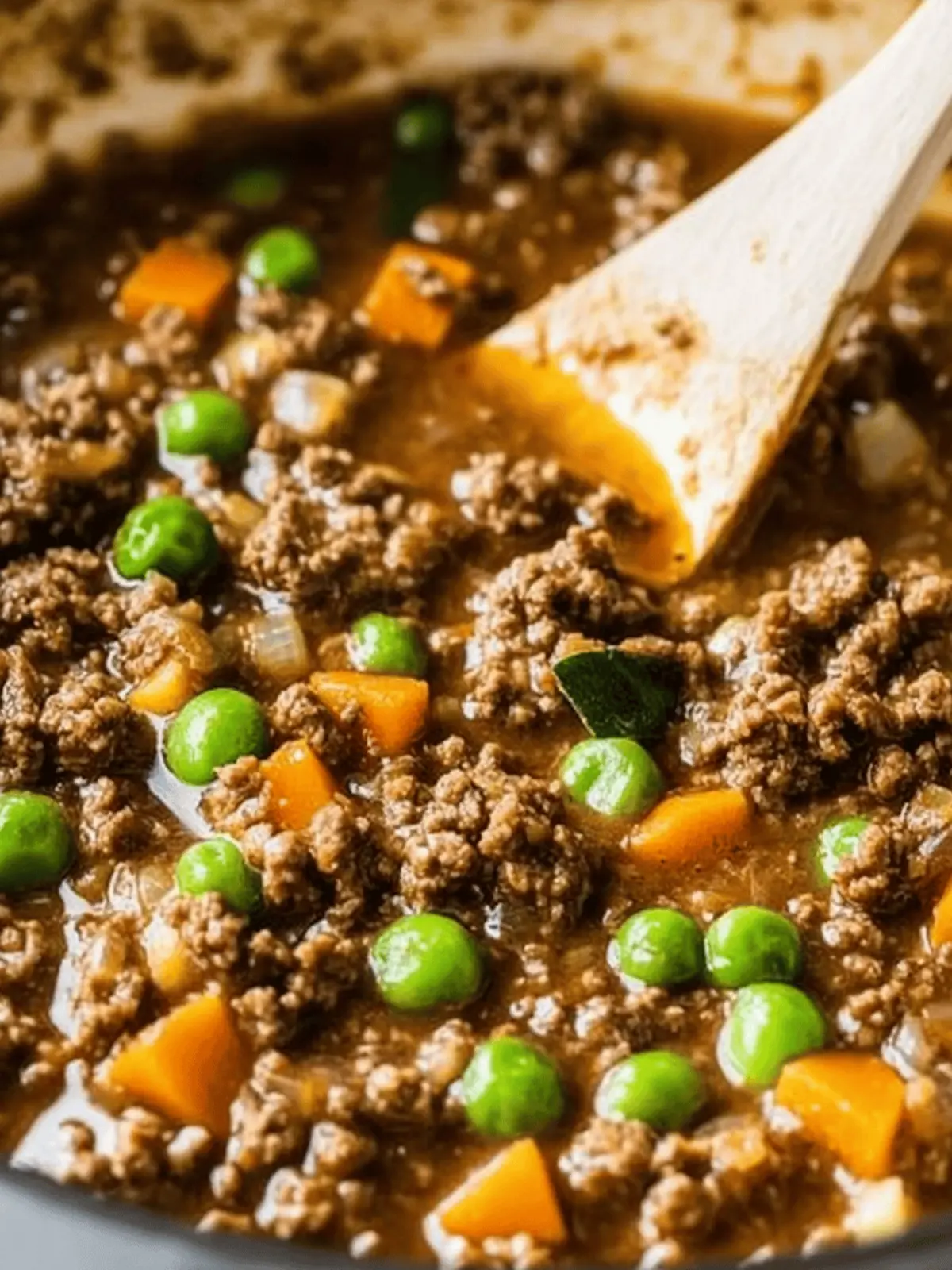 Herzhafter Hackfleisch