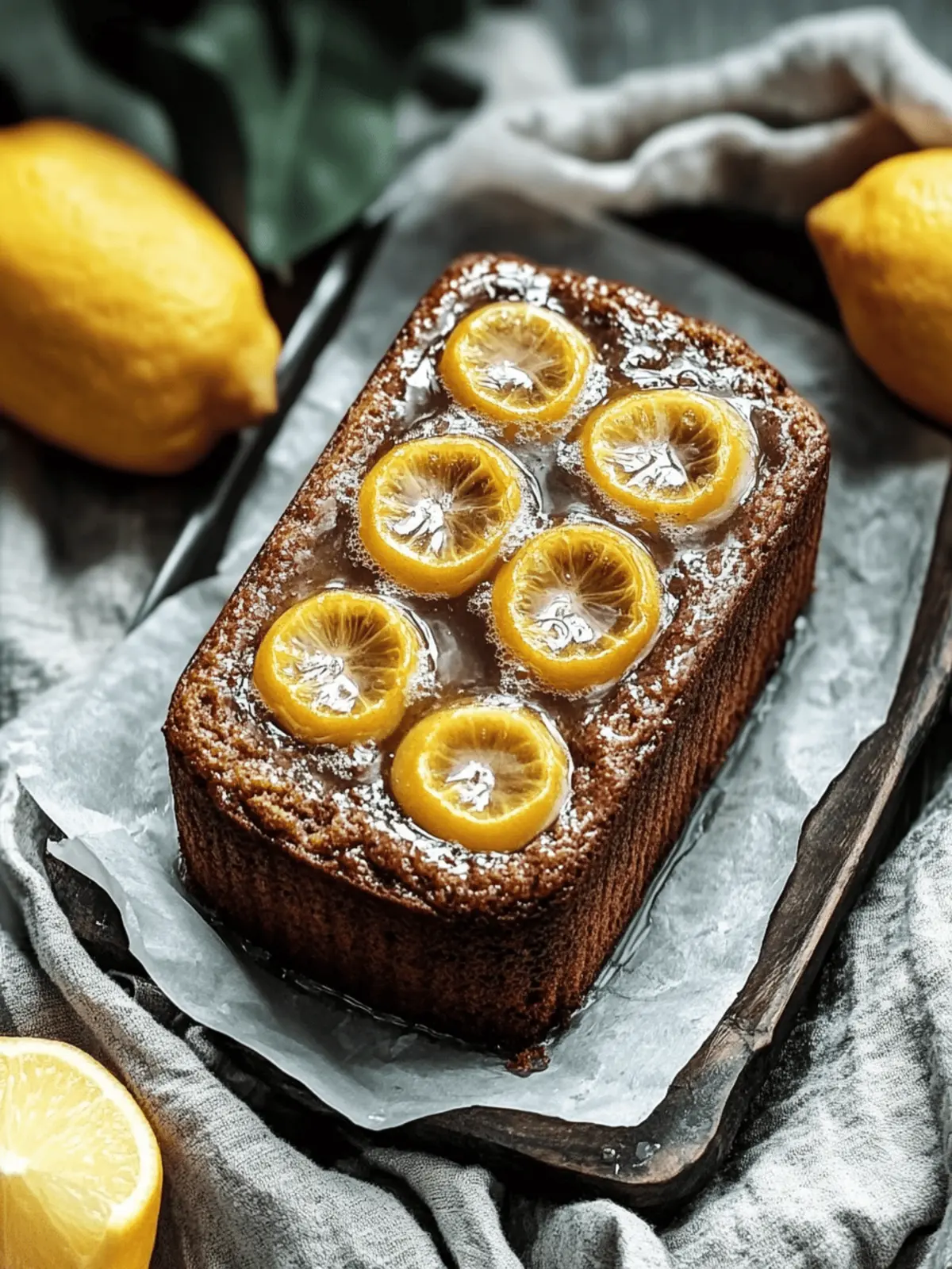Unwiderstehliches karamellisiertes Bananenbrot Rezept 2 Unwiderstehliches karamellisiertes Bananenbrot mit der Oberseite nach unten Rezept