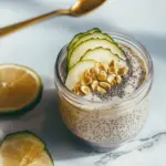 Bananen-Chia-Samen-Pudding mit Mandelmilch