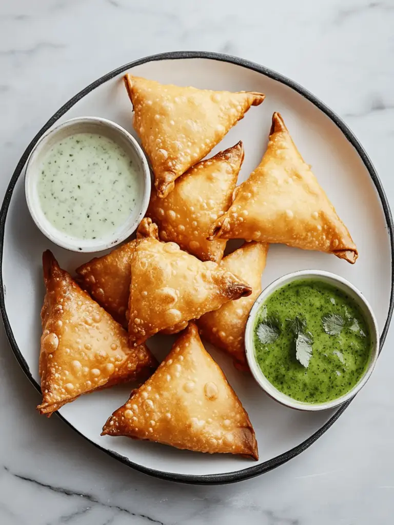 Perfektes Hähnchen-Samosa-Rezept in 30 Minuten