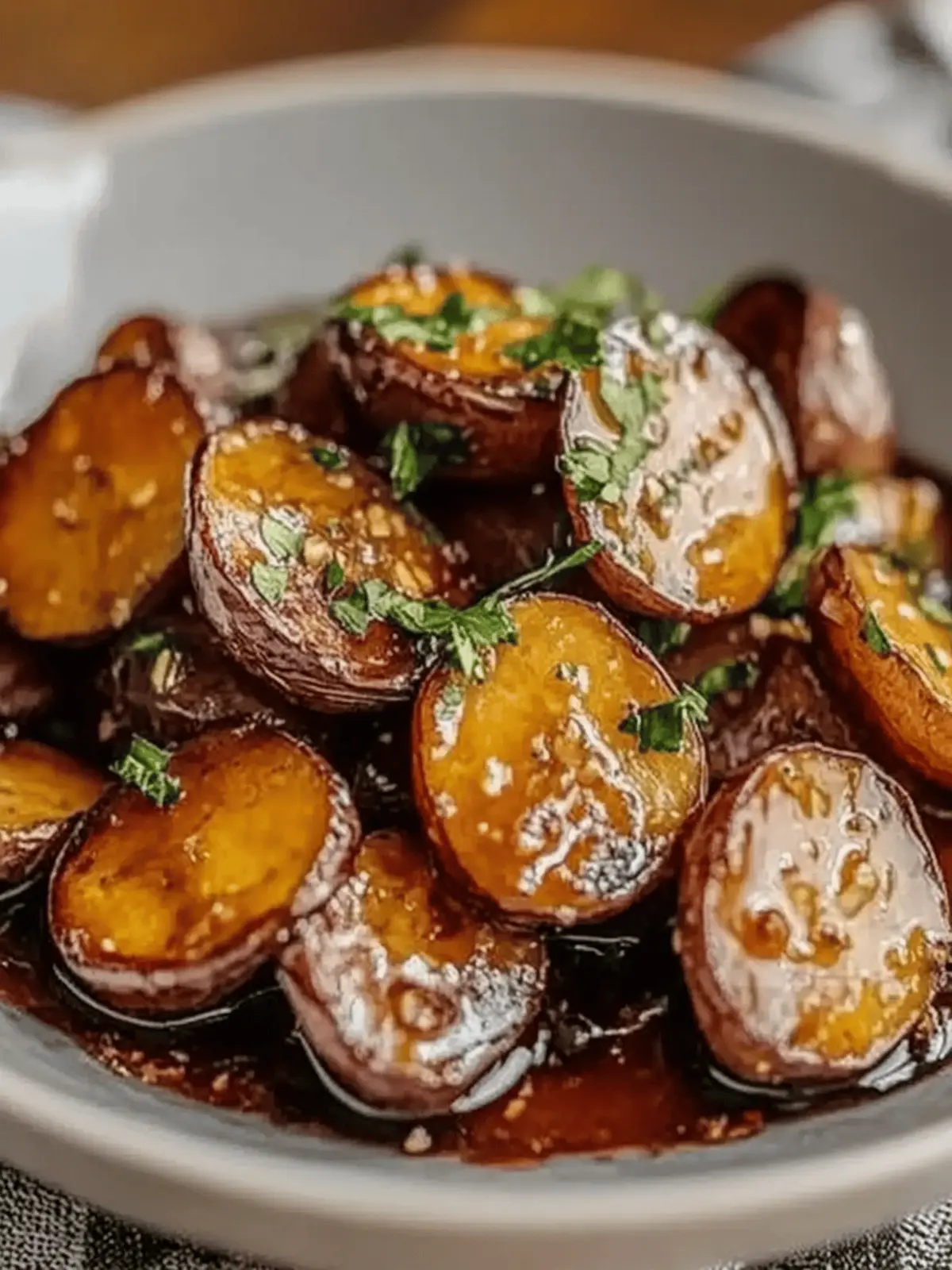 Walnuss Ahorn geröstete Süßkartoffeln