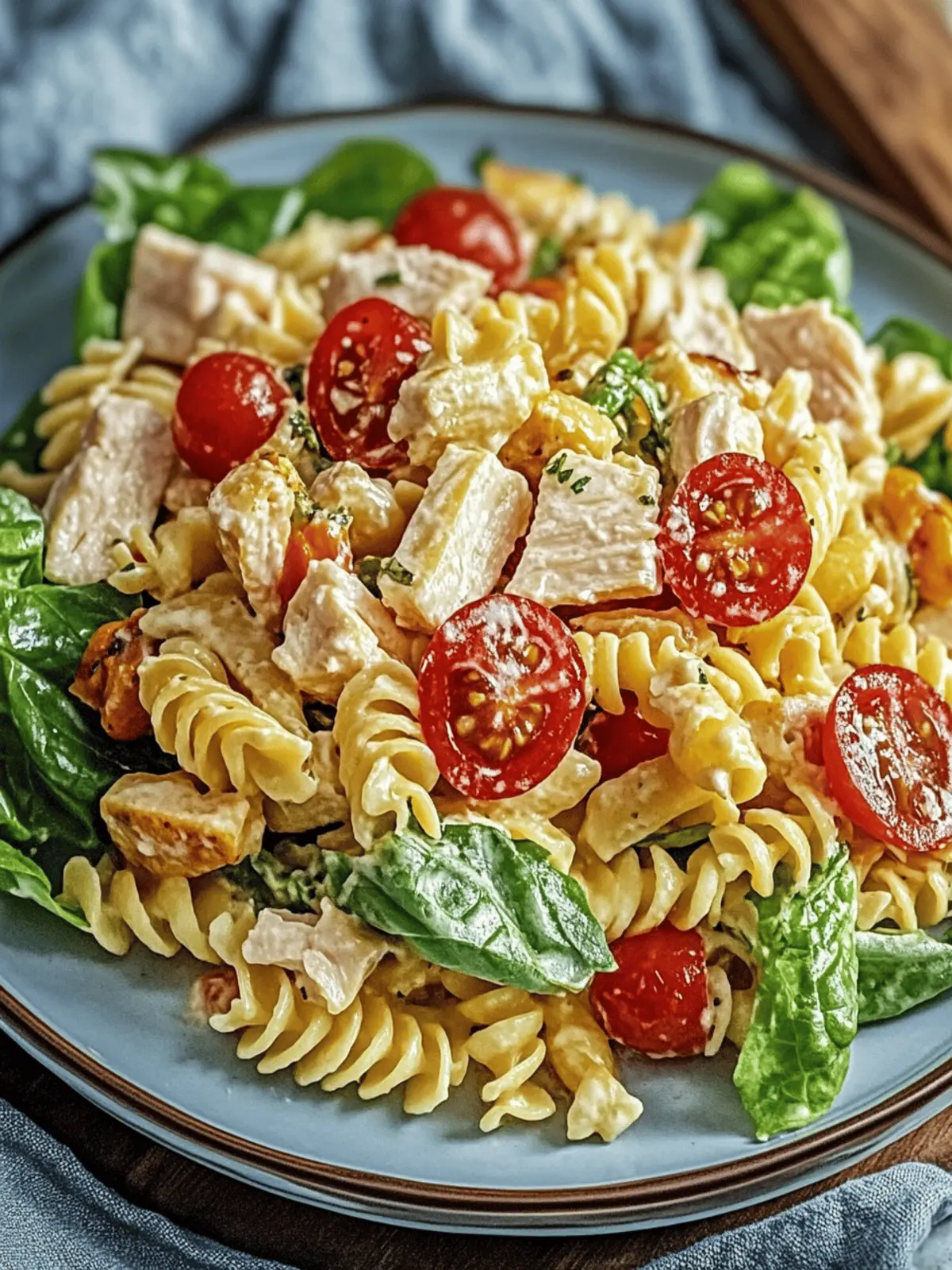 Hühnchen Club Pasta Salat – Schnell, Lecker & Frisch 4 Hühnchen Club Pasta Salat