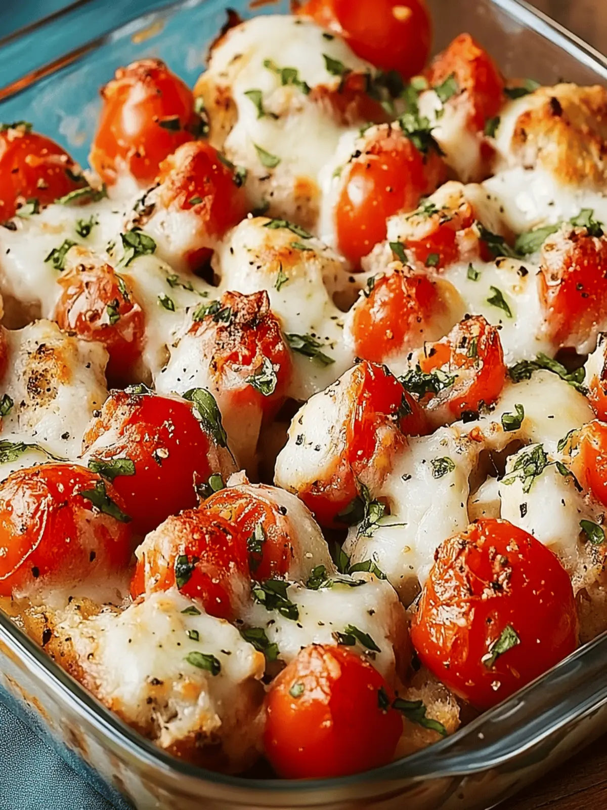 Bruschetta Hähnchen Auflauf in 30 Minuten zaubern 3 Bruschetta Hähnchen Auflauf