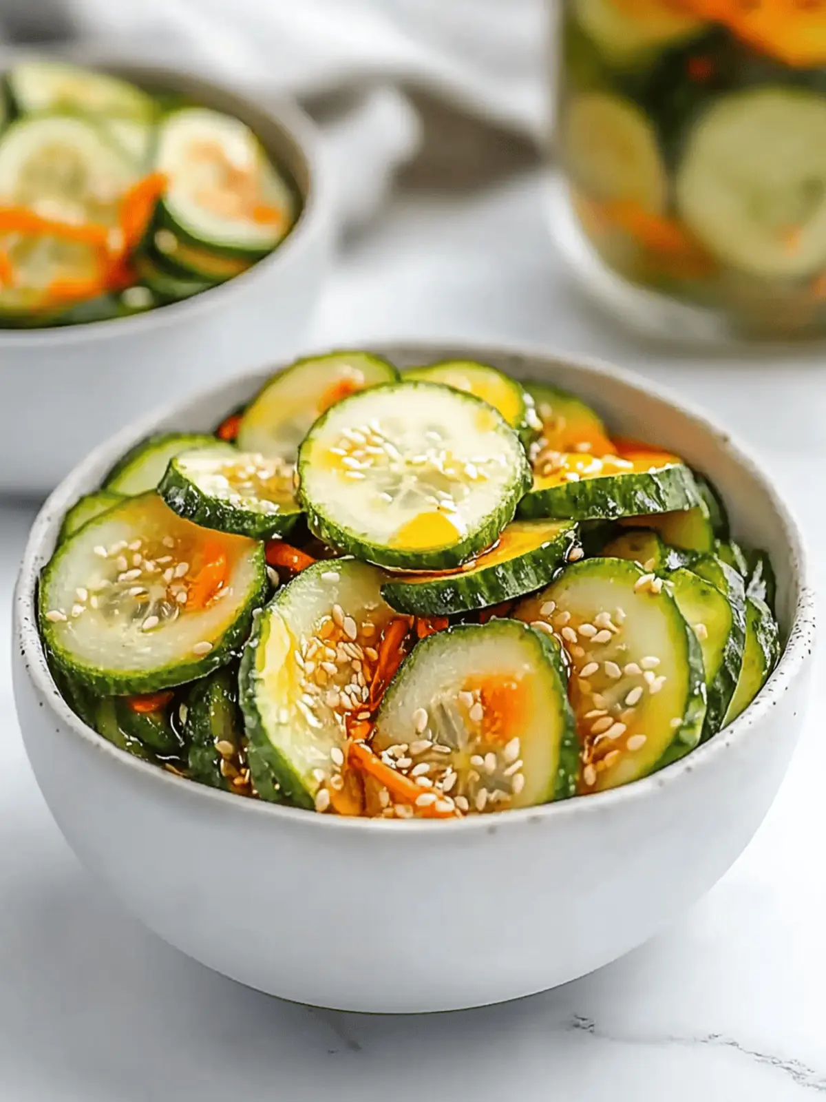 Kimchi Gurkensalat – Lecker und erfrischend! 2 Kimchi Gurkensalat
