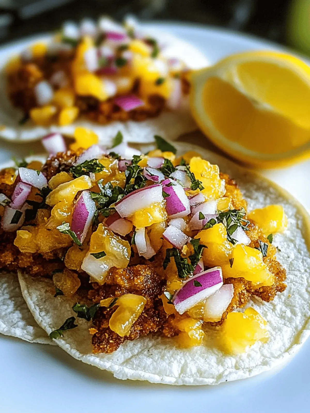 Knapprige Fisch-Tacos mit Mango-Salsa für den Sommer 2 Knapprige Fisch-Tacos mit Mango-Salsa