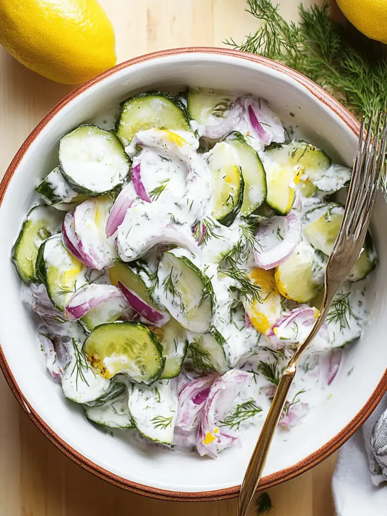 Griechischer Gurkensalat