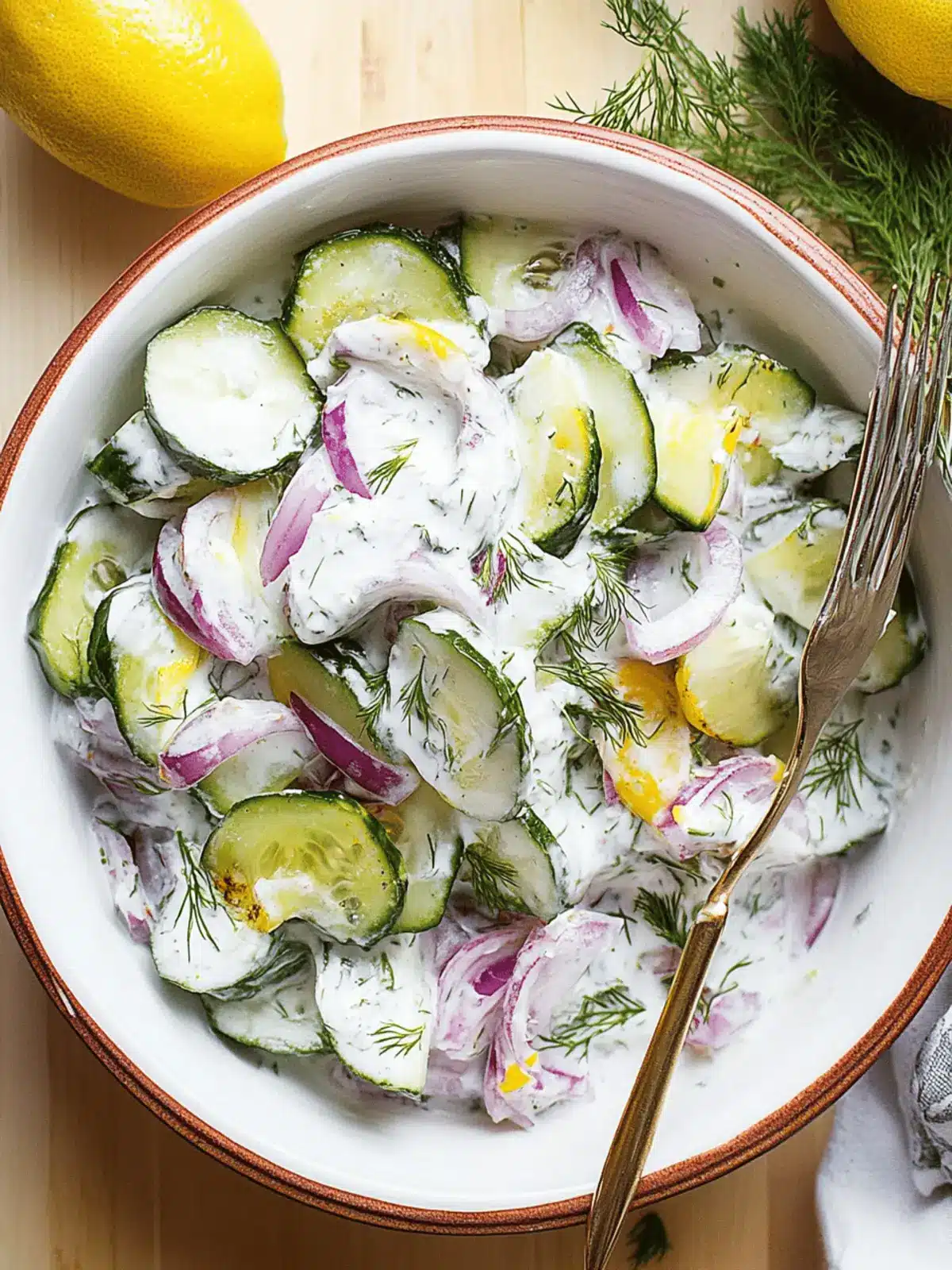 Griechischer Gurkensalat