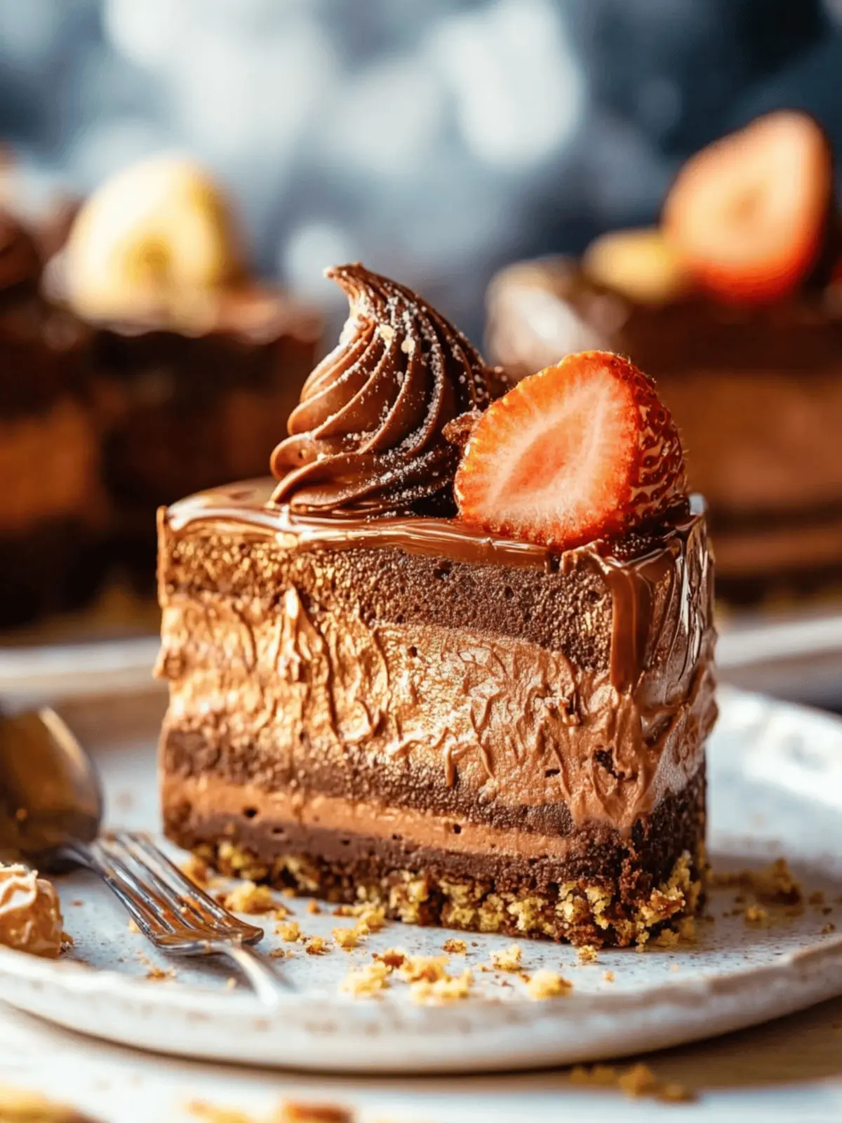Verführerischer Nutella Käsekuchen für Zuckerfreunde 3 Nutella Käsekuchen