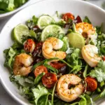 Koriander Limetten Garnelen Salat