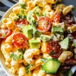 Buffalo Kichererbsen-Pasta-Salat