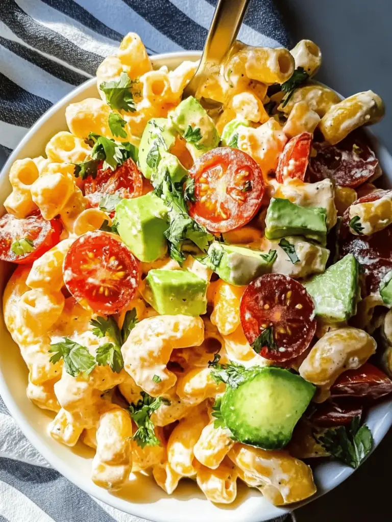 Buffalo Kichererbsen-Pasta-Salat
