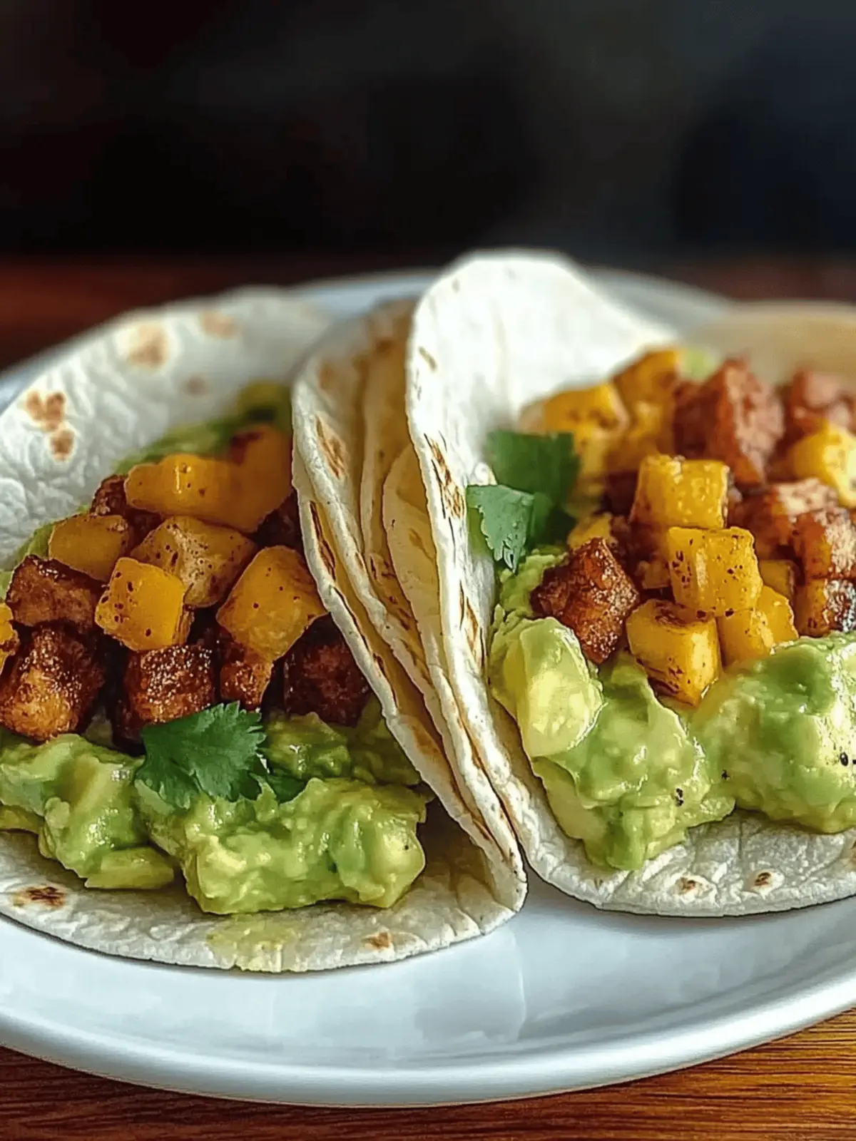 Frühstückstacos mit Avocado-Crema ganz einfach selbstgemacht 3 Frühstückstacos mit Avocado-Crema