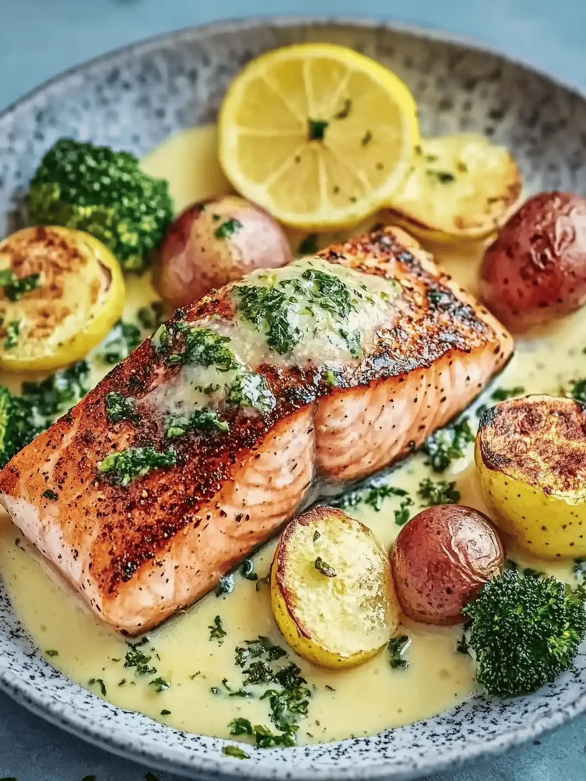 Zitronenbutterlachs mit knusprigen Kartoffeln Rezept 3 Zitronenbutterlachs mit knusprigen Kartoffeln und Brokkoli Rezept
