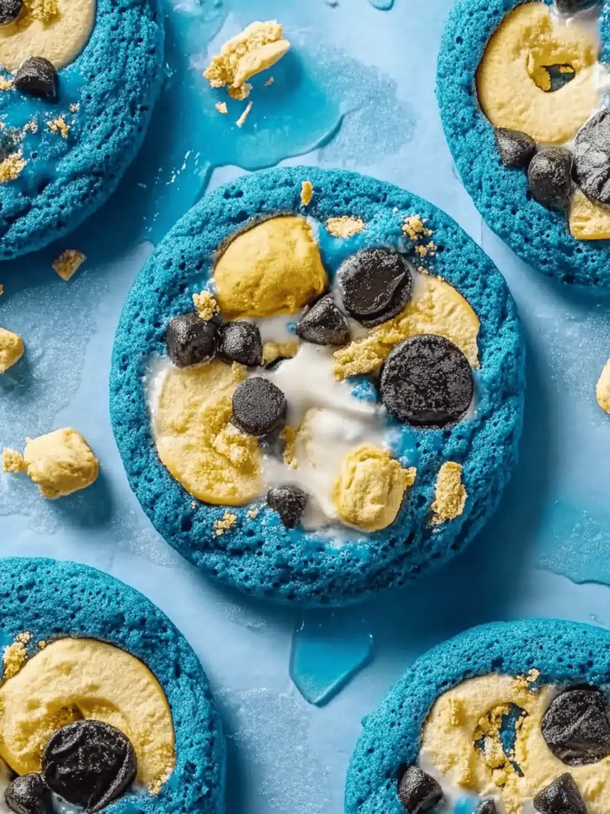 Kekse von Cookie Monster: Einfache hausgemachte blaue Monster-Leckereien für Kinder