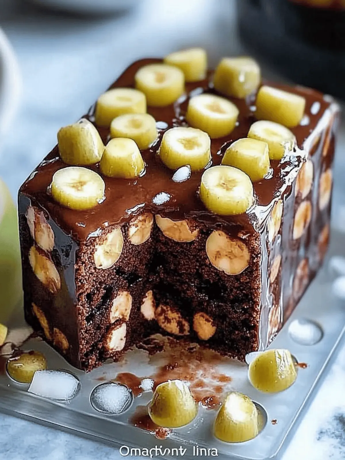 Dreifach-Schokoladen-Bananenbrot