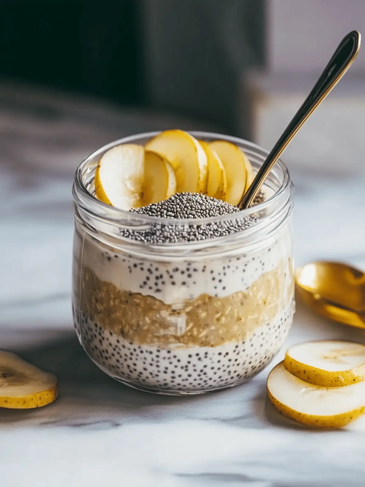 Bananen-Chia-Samen-Pudding mit Mandelmilch für Protein-Liebhaber 2 Bananen-Chia-Samen-Pudding mit Mandelmilch