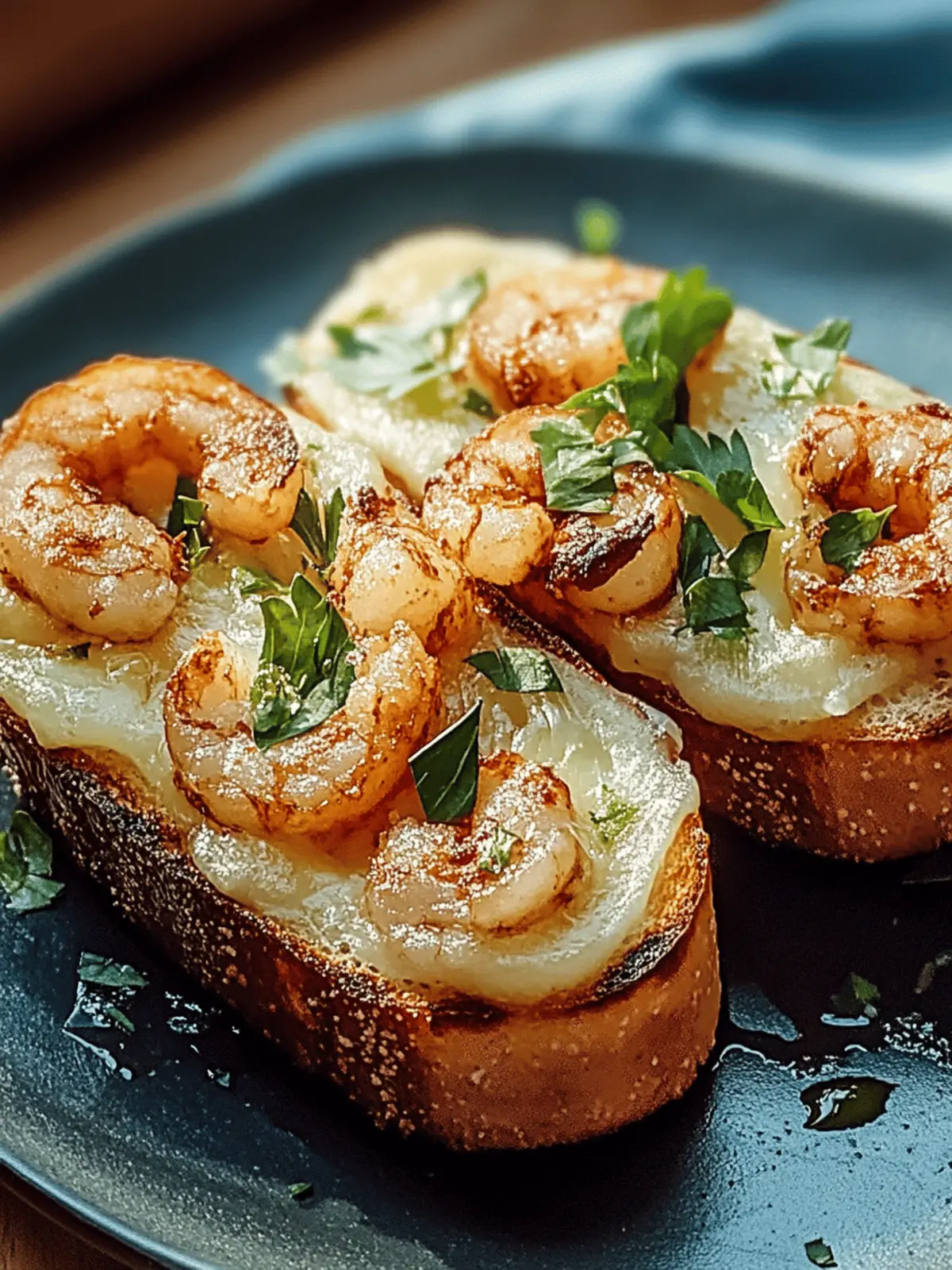 Garnelen- und Käsetoast mit Knoblauchbrot zum Verlieben 2 Garnelen- und Käsetoast mit Knoblauchbrot