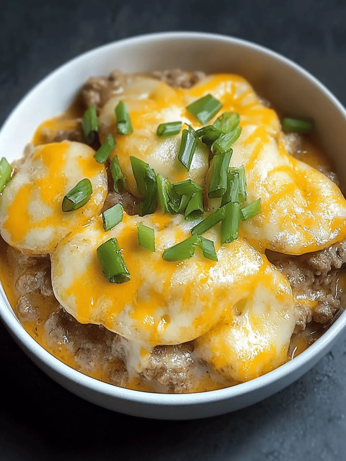 Crockpot Hamburger Kartoffelauflauf