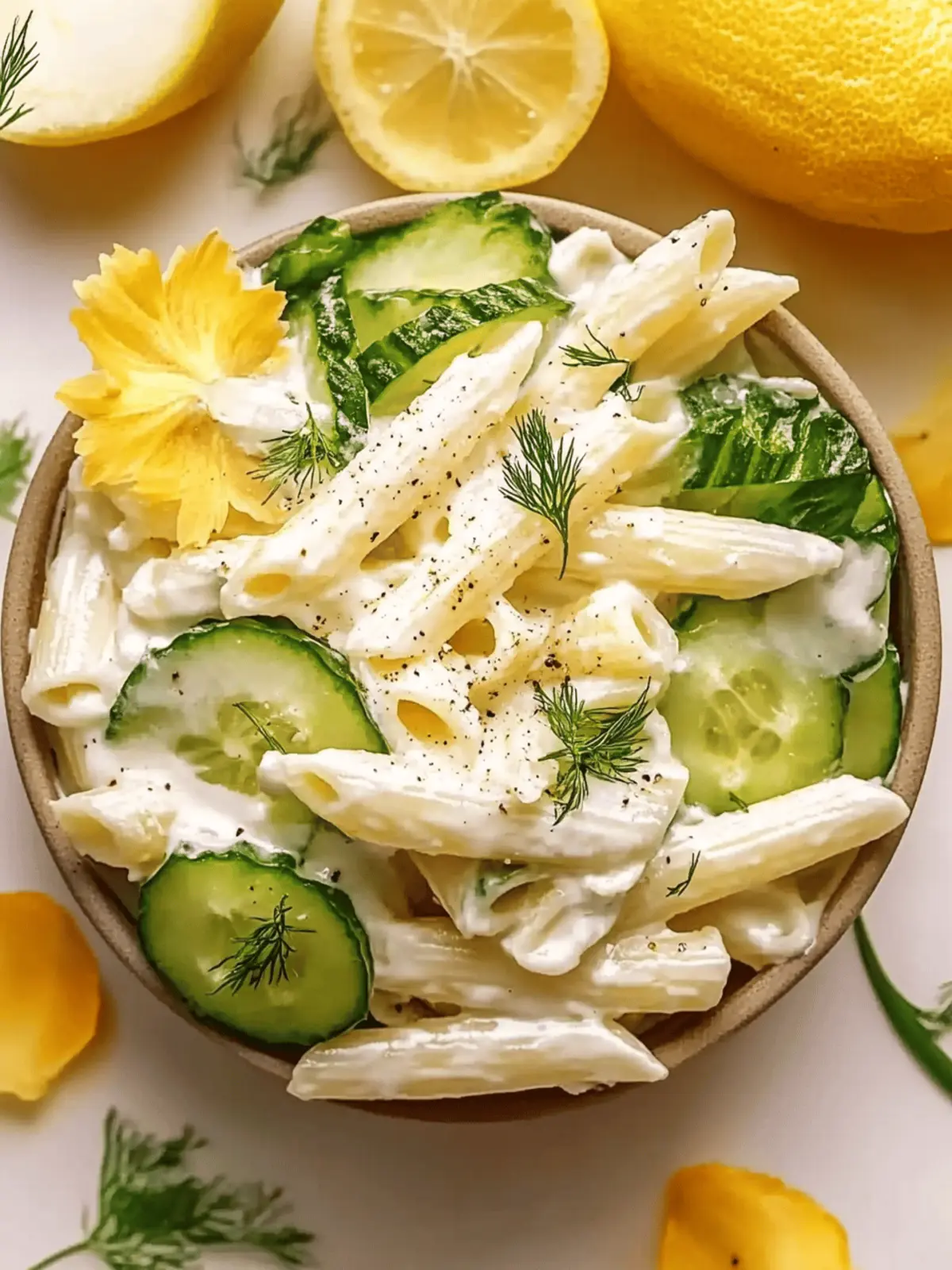 Gurken-Pasta-Salat – Frisch und gesund genießen 3 Gurken-Pasta-Salat
