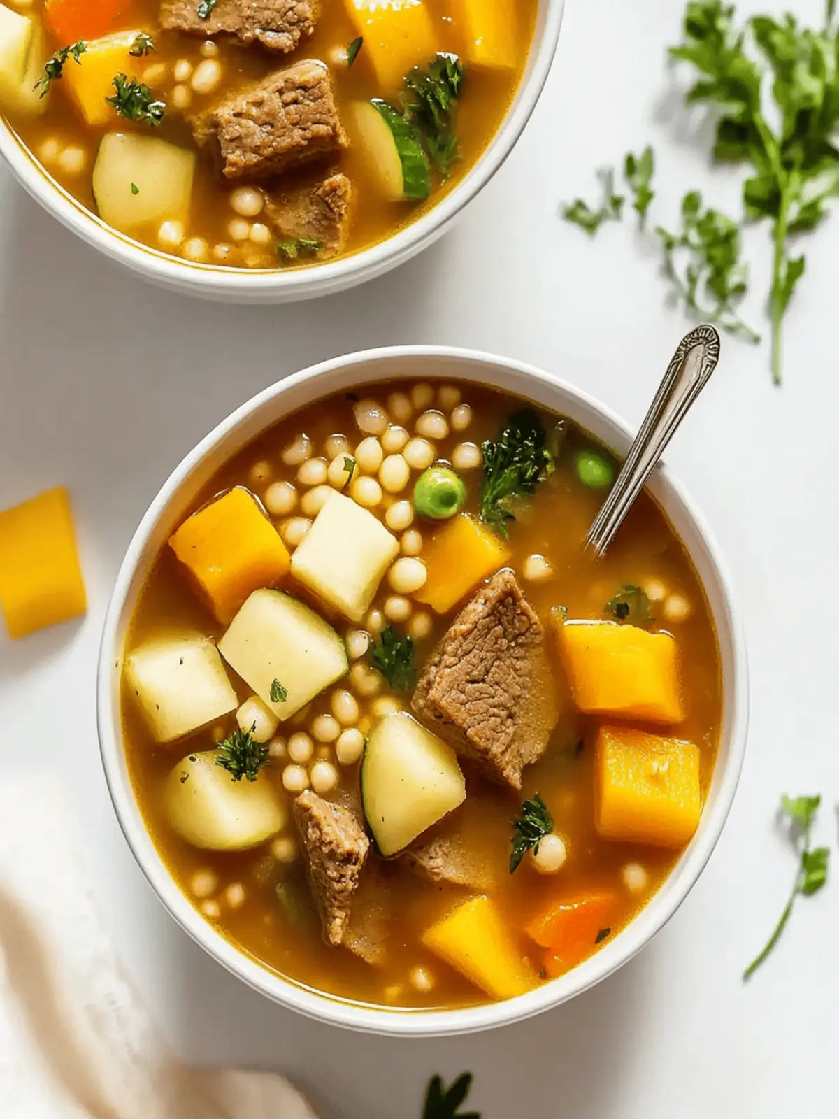Herzhafter Crockpot Rindfleisch- und Gerstensuppe genießen 4 Herzhafter Crockpot Rindfleisch- und Gerstensuppe