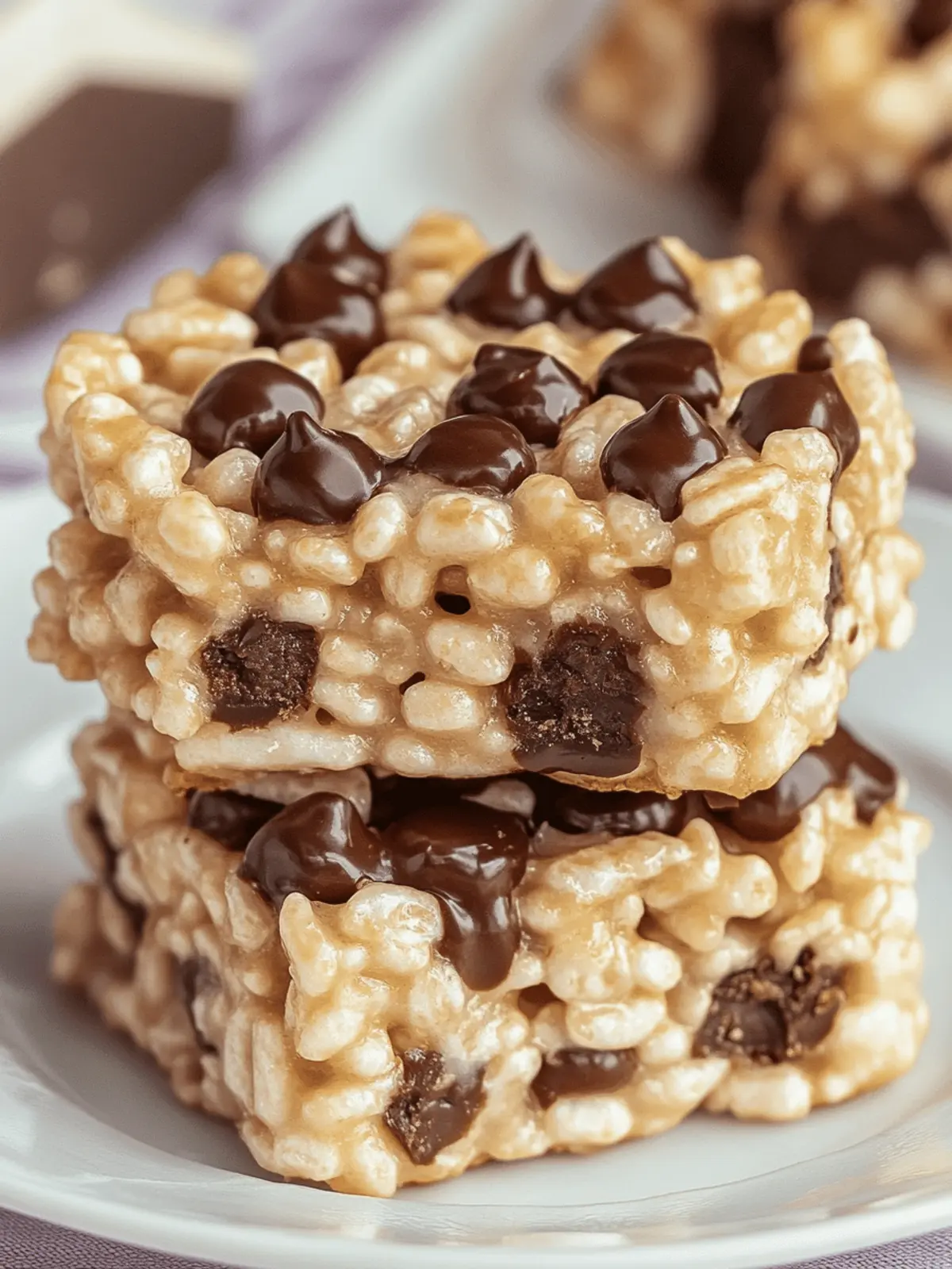 Reis-Krispies Schokoladenstückchen Kekse für jeden Anlass 3 Reis-Krispies Schokoladenstückchen Kekse