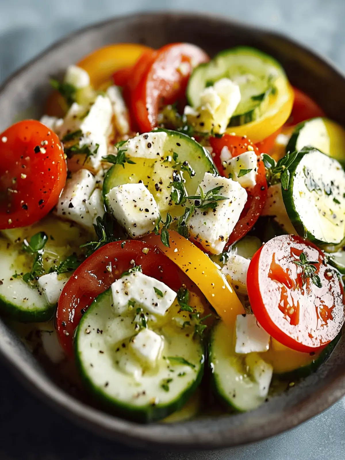 Griechischer Gurken-Tomaten-Feta-Salat für heiße Tage 3 Griechischer Gurken-Tomaten-Feta-Salat