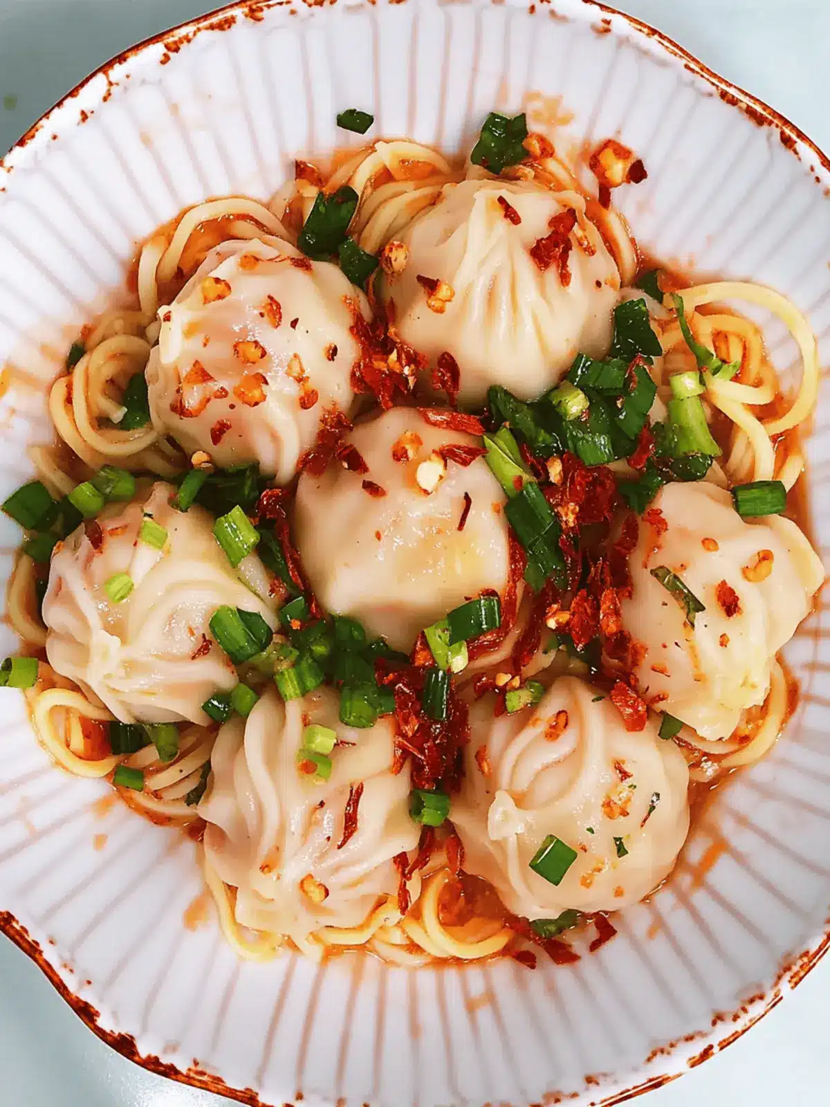 Ramen und Dumplings mit würziger Knoblauchsoße 2 Ramen und Dumplings