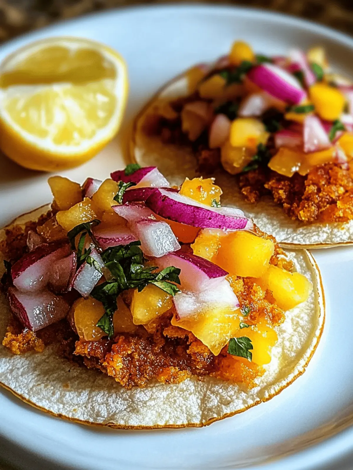 Knapprige Fisch-Tacos mit Mango-Salsa für den Sommer 4 Knapprige Fisch-Tacos mit Mango-Salsa