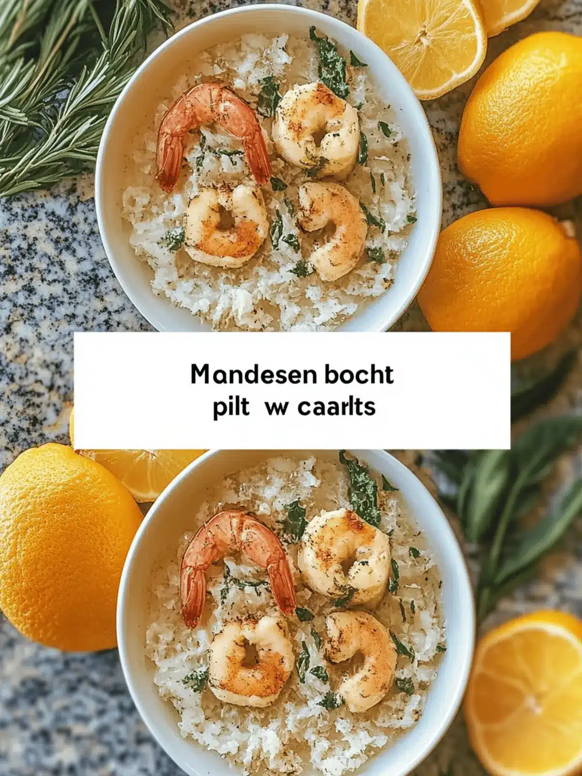 Cremige Knoblauchbutter-Garnelen-Schüssel mit Kräuterreis 4 Cremige Knoblauchbutter-Garnelen-Schüssel mit Kräuterreis