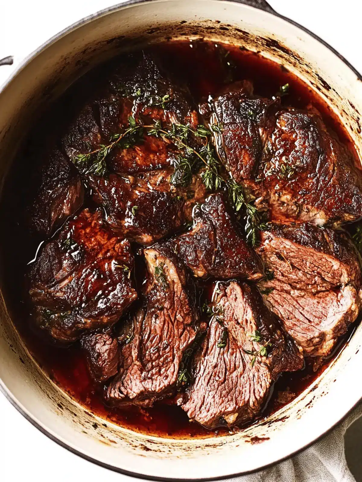 Rotwein geschmortes Rindfleisch – Herzhaft und aromatisch 2 Rotwein geschmortes Rindfleisch
