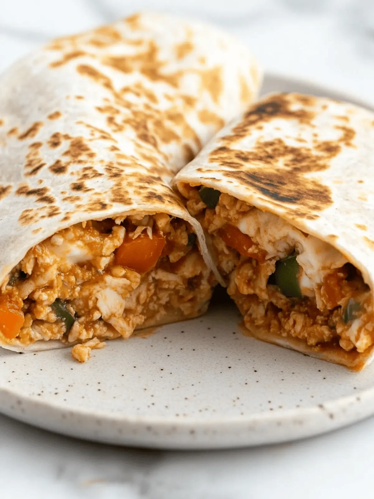 Käse-Hähnchen und Reis Burritos für jeden Abend 2 Käse-Hähnchen und Reis Burritos