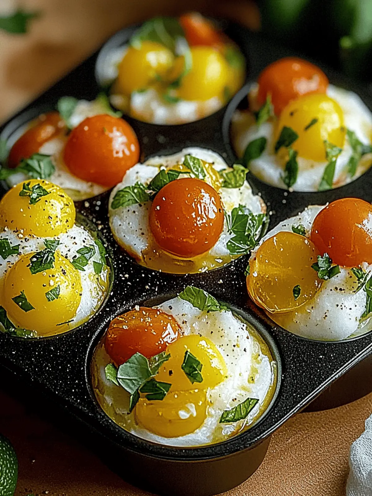Fluffige Eierweiß-Gemüsehappen für gesunde Snacks 3 Fluffige Eierweiß-Gemüsehappen