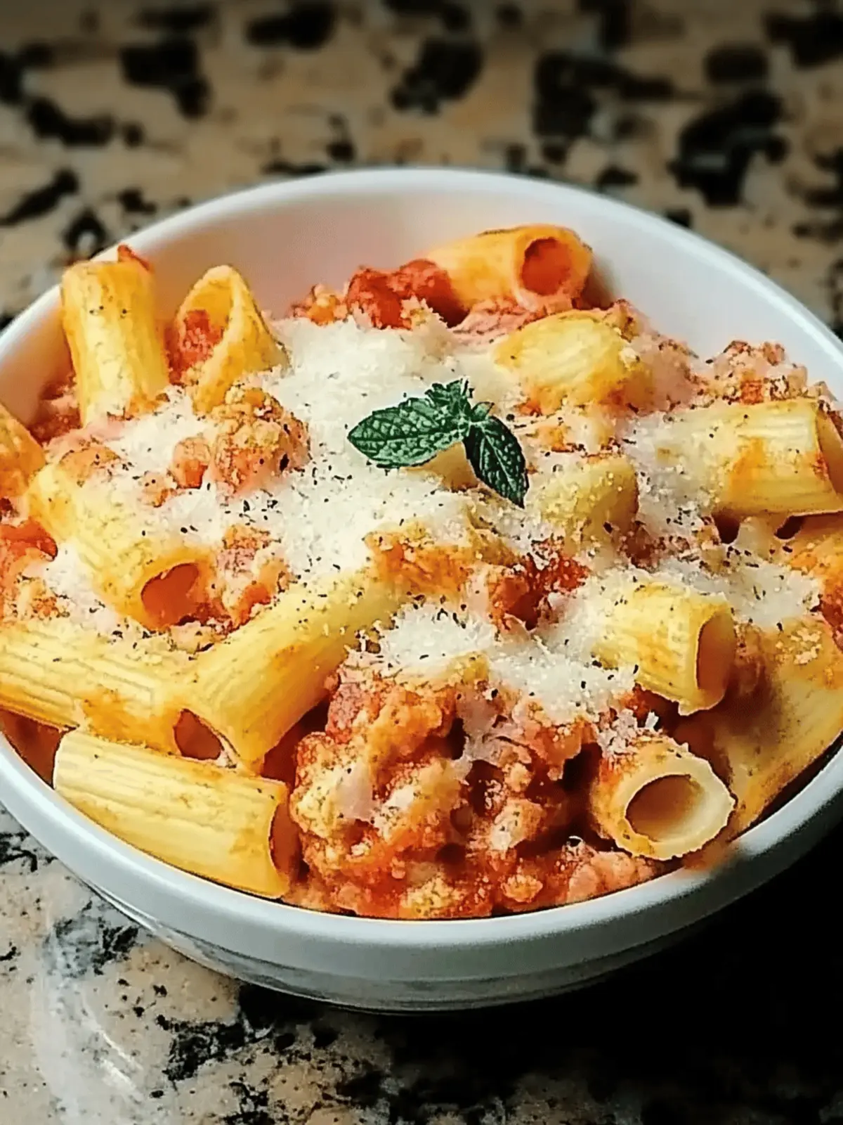 Langsamkocher gebackenes Ziti
