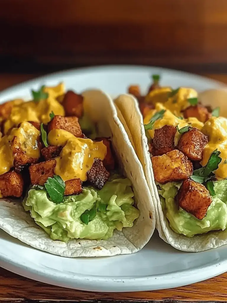 Frühstückstacos mit Avocado-Crema