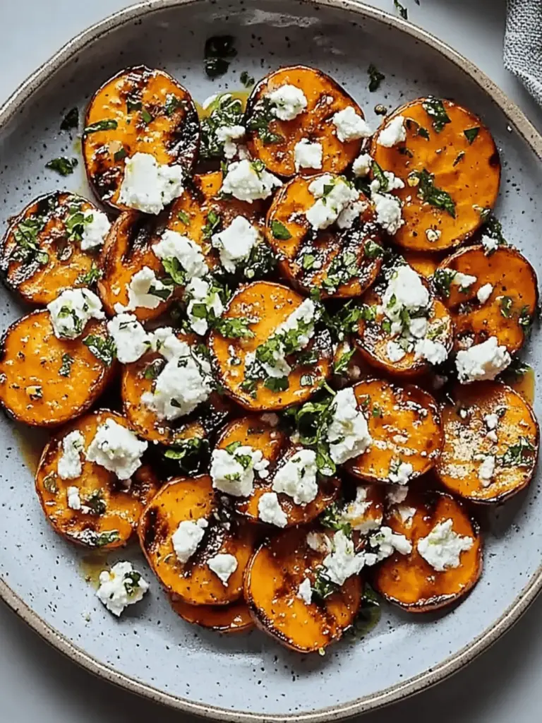 Honig Feta Süßkartoffel Runden Rezept