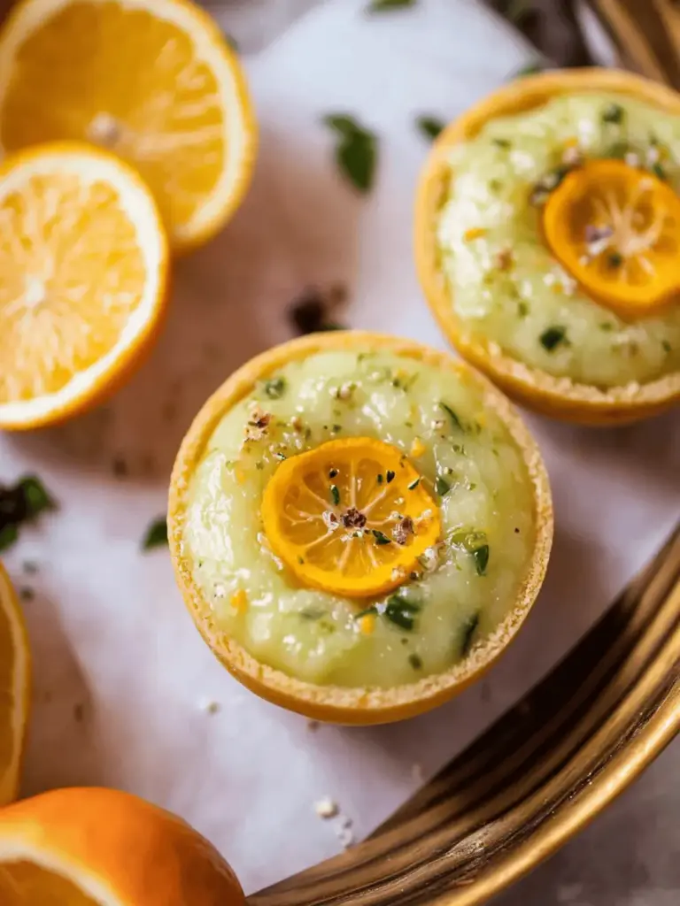 Orangen-Makhana-Pudding