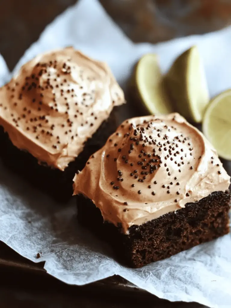 Mocha Brownies mit cremigem Kaffee-Frosting