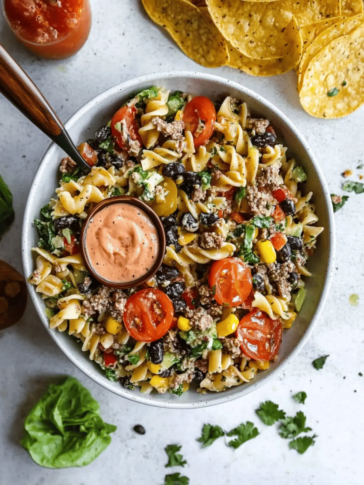 Taco-Pasta-Salat: Einfach, Lecker und Glutenfrei 4 Taco-Pasta-Salat